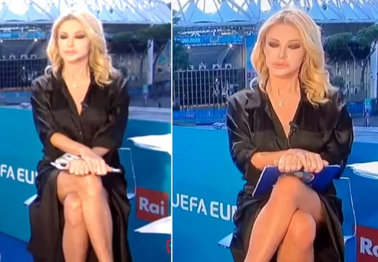 Internautas creen que no llevaba puesta ropa interior, pero ella lo niega. (INTERNET)