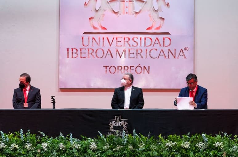 El auditorio de Ibero fue sede de la toma de posesión del rector. (CORTESÍA)