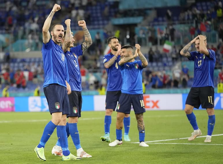 La selección italiana tiene 30 partidos seguidos sin perder y 11 victorias consecutivas. (AP)