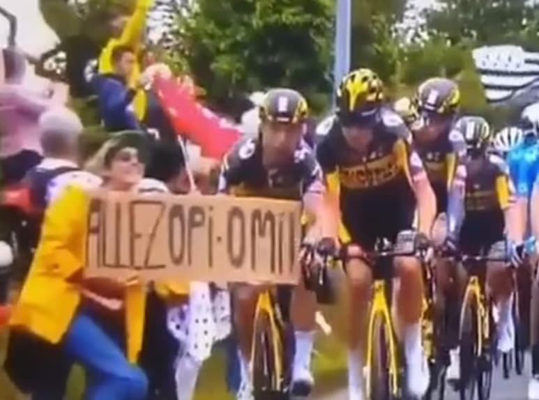 Varios ciclistas resultaron heridos (CAPTURA)