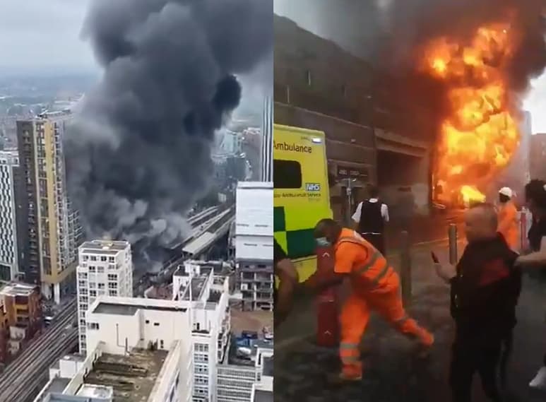 De acuerdo a reportes oficiales, una persona está siendo atendida en el lugar por servicios de emergencia tras el siniestro, mientras bomberos y personal de rescate trabajan para controlar el fuego (CAPTURA)