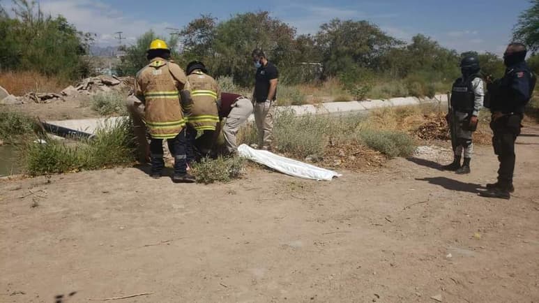 El hallazgo se reportó al sistema estatal de emergencias 911 alrededor de las 11:25 horas de ayer lunes. (EL SIGLO DE TORREÓN)