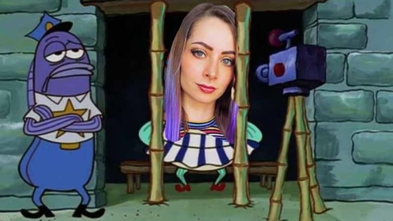 Internautas no dejaron pasar la oportunidad de dedicarle memes a la 'youtuber' tras su detención (CAPTURA)