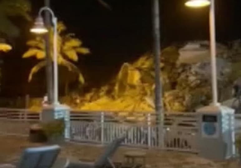 A una semana del derrumbe del edificio Champlain Towers de condominios en Miami, Florida, la búsqueda de víctimas continúa intensa en la zona, pues la cifra de desaparecidos ha disminuido lentamente. (ESPECIAL)