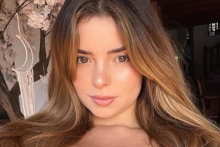 A través de su perfil en Instagram, la modelo de 26 años sacó a relucir su belleza física con poca ropa (@DEMIROSE)