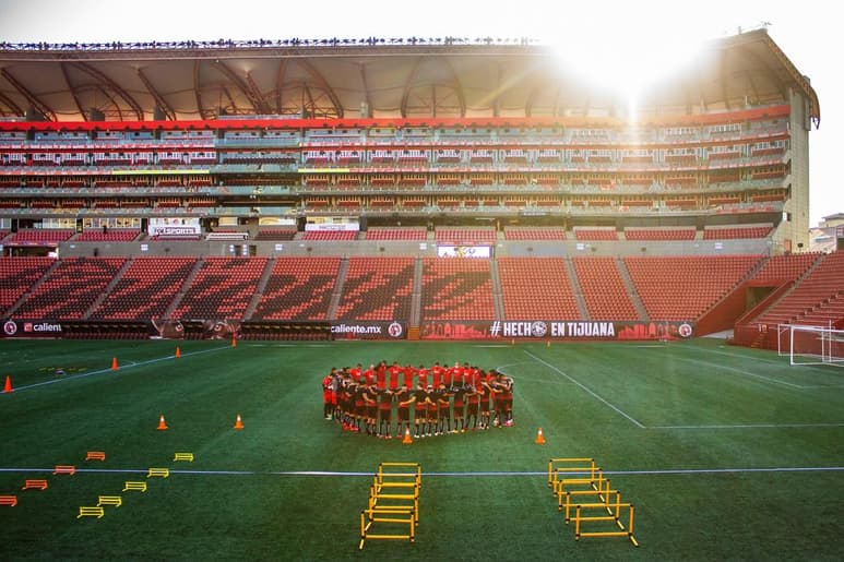 Los Xolos de Tijuana, sostendrán mañana sábado un partido amistoso en el Estadio Caliente en contra de los Tuzos del Pachuca. (ESPECIAL)