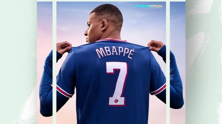 Kylian Mbappé, futbolista francés del PSG, fue anunciado oficialmente como la portada para el videojuego FIFA 22.