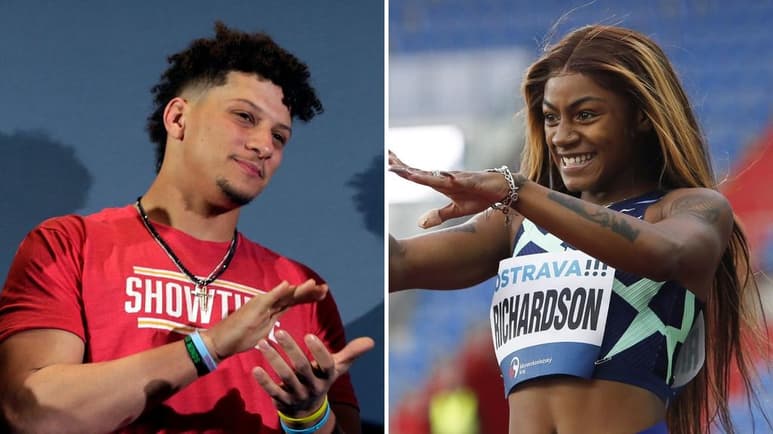 Patrick Mahomes califica de ‘ridículo’ no dejar ir a Olímpicos a Sha'Carri Richardson por consumo de marihuana. (ARCHIVO)