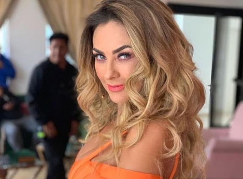 Este fin de semana, Aracely Arámbula de 46 años de edad, cautivó a sus más de 5.7 millones de seguidores con una fotografía luciendo su delgada figura en un atuendo de lencería negra. (INSTAGRAM)