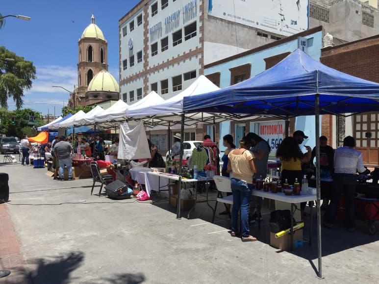 Se pretende realizar este Bazar Neni Laguna una vez al mes en apoyo al comercio local de GP. (GUADALUPE MIRANDA)