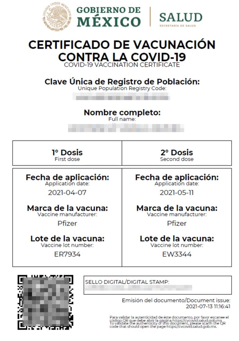 También hay casos en los que no se ha presentado ningún problema. Familiares de Hortencia, una mujer de la tercera edad, ingresaron esta mañana a la liga https://cvcovid.salud.gob.mx/ para descargar el documento. Ingresaron la CURP, marcaron el apartado de “No soy un robot” y enseguida comenzó la búsqueda que no tardó ni 2 minutos y que les pidió que consultaran el correo electrónico que introdujeron cuando se registraron por primera vez en la Plataforma Nacional de Vacunación.
(ESPECIAL)