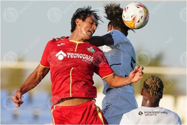 José Juan Macías jugó 45 minutos en el segundo duelo de pretemporada del Getafe donde venció 2-1 al Rennes de la Ligue 1 de Francia. (ARCHIVO)