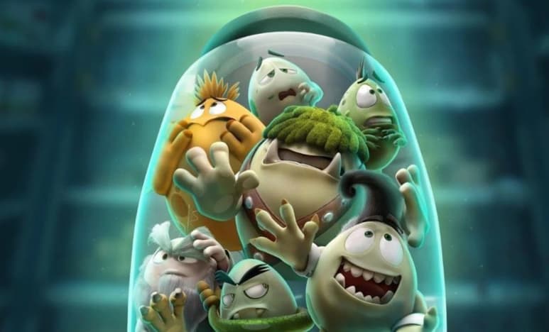 Los Mascabrothers, Freddy y Germán, serán changos; Ariel Miramontes 'Albertano' un chef; Jesús Ochoa un león y Mauricio Barrientos 'El Diablito' un huevo de águila real, en la nueva película de Huevocartoon. (ESPECIAL)