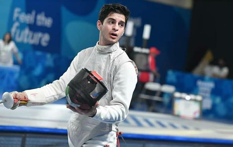 Con un destacado debut, el joven esgrimista Diego Alekce Cervantes López, se despidió de los Juegos Olímpicos de Tokio 2020 al ser superado por el francés Enzo Lefort, por marcador de 11-15, esto dentro de la ronda 32vos. en la modalidad florete individual masculino. (ESPECIAL)