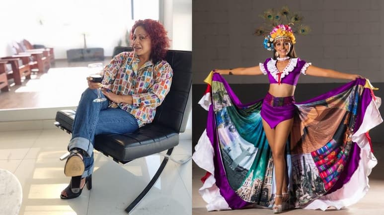 Un vestido que combina la tradición textil con algunos de los elementos más emblemáticos del estado de Coahuila, fue confeccionado por la lagunera Ángel Jacquez para que Danna Paola Monarrez lo empleara en el concurso Señorita Estado de Coahuila 2021, efectuado en la Comarca Lagunera durante el fin de semana pasado.