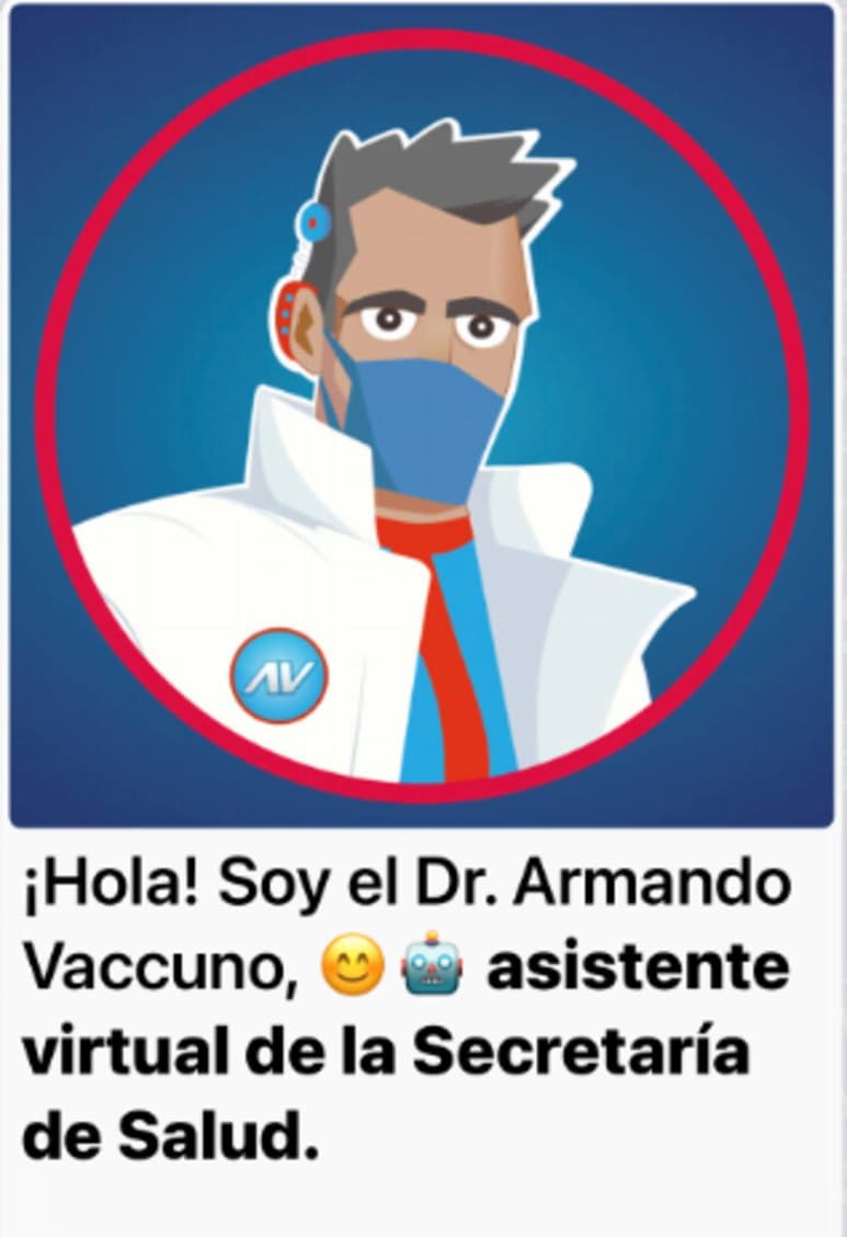 El número telefónico +52 56 1713 0557 Debe ser agregado como contacto en la plataforma de WhatsApp, y se debe enviar un mensaje con la palabra “hola” para iniciar el trámite de obtención del documento.