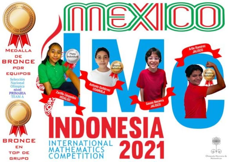 El adolescente representó a la delegación mexicana y compitió en la categoría Key-Stage II (concurso internacional de matemáticas primarias 2) contra estudiantes de nivel básico de Ghana, India, Indonesia, Irán, Korea, Uganda, Corea, China, Estados Unidos, Malasia, Tailandia y Emiratos Árabes Unidos, entre otros. (ESPECIAL)