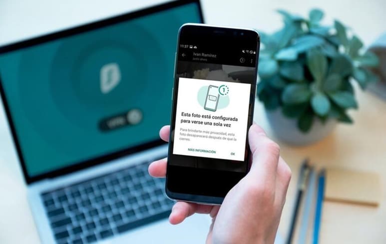 Recientemente la app de mensajería instantánea estrenó su opción 'ver sólo una vez', con la que las imágenes desaparecen tras haber sido visualizadas por el receptor, sin embargo, existe una manera para poder apreciarlas más tiempo (ESPECIAL)