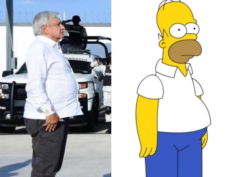 El presidente Andrés Manuel López Obrador, se convirtió en blanco de burlas gracias a una fotografía tomada durante un evento público (CAPTURA)