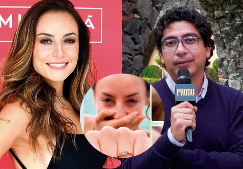 Luego de algunos meses de relación, la actriz Marimar Vega se comprometió con el productor Jarónimo Rodíguez.