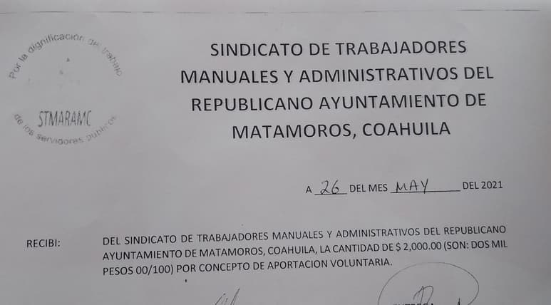 Afirman que los trabajadores entregaron dinero a la dirigencia sindical y exigen que se lo regresen. (EL SIGLO DE TORREÓN)