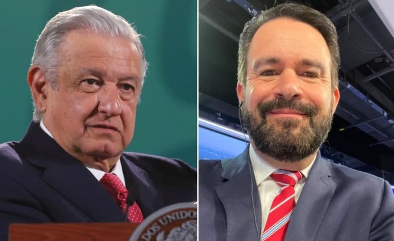 López Obrador declaró que Beltrán del Río, cuando era joven, era 'un buen prospecto para ser un buen periodista'. (ESPECIAL)