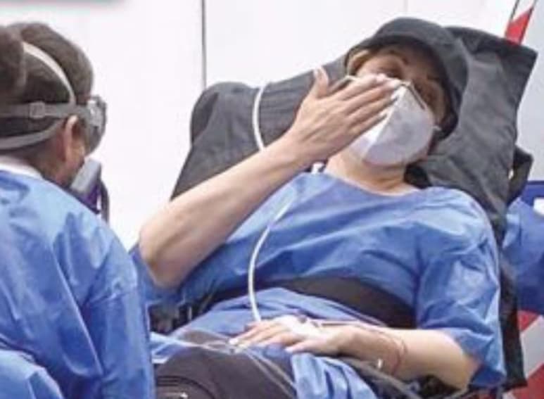 Salud. La actriz negaba la atención médica, argumentando que era 'gripa'.
