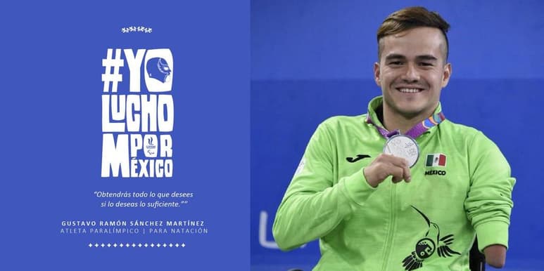 El nadador Gustavo Sánchez entra en acción hoy, en los 50 metros pecho.