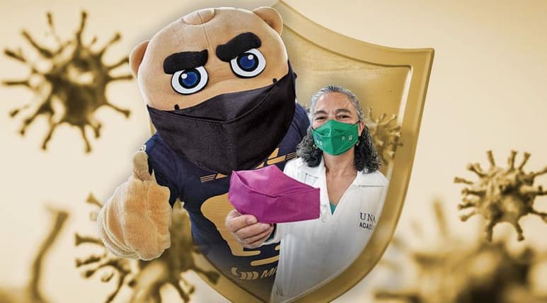 Gracias a que el cubrebocas 'SakCu' está conformado por nanocapas de plata y cobre, tiene la capacidad de inactivar al SARS-CoV-2 (UNAM)