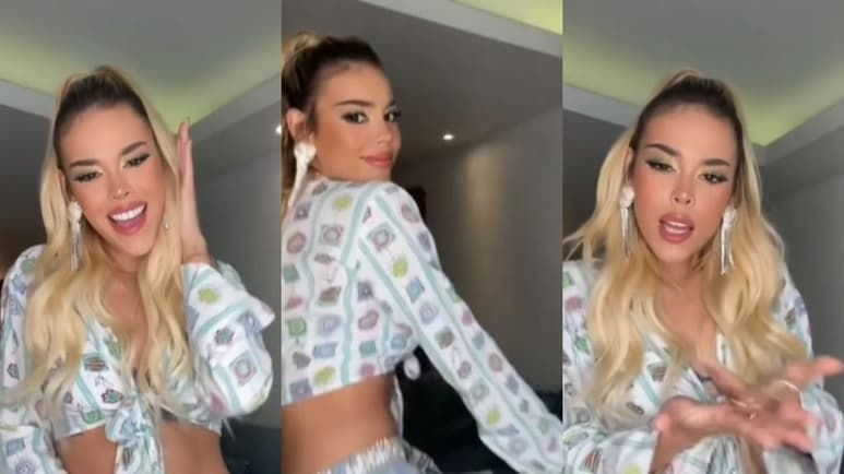En medio de la promoción de su nuevo sencillo “Kaprichosa”, Danna Paola ha dado de qué hablar luego de que algunos de sus fanáticos señalan que luce irreconocible en un reciente video en su cuenta de TikTok. (ESPECIAL)