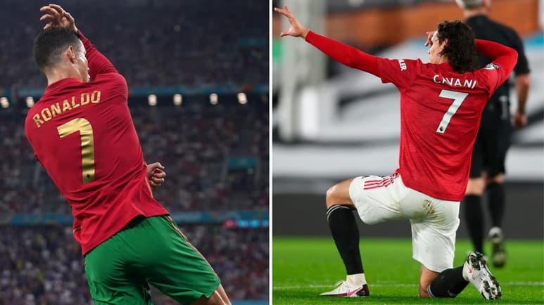 Una de las dudas que ya asaltan a los seguidores de Cristiano Ronaldo, que tiene registrada la marca de CR7, es si el uruguayo Edinson Cavani le cederá el dorsal 7, que asumió la pasada temporada, tras fichar por el Manchester United. (ARCHIVO)
