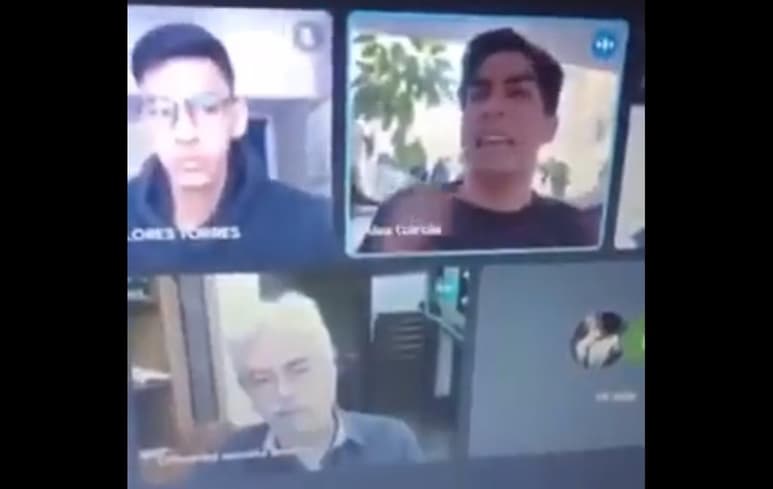 El alumno 'inconforme' con la clase, le hizo saber a su profesor que siente que 'ejerce mucha presión' sobre él (CAPTURA)