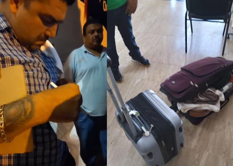 Los afectados aseguraron que el encargado del viaje no quiso devolverles sus maletas ni tampoco el dinero que habían pagado, después de que 'no les respetaran el contrato' que habían hecho (CAPTURA)