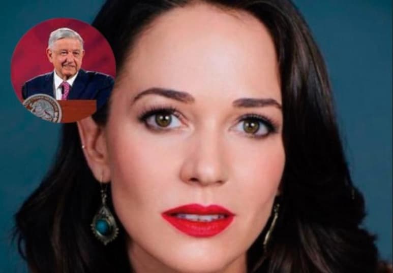 Declara. La actriz asegura que la conferencia de AMLO es el 'nuevo TV Notas'.