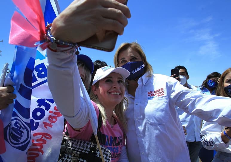 Fue candidata por el PAN y PRD. (ARCHIVO)