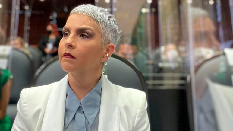 'La política siempre ha sido mi pasión', asegura Federica Quijano integrante del grupo musical Kabah, quien el pasado 29 de agosto rindió protesta como diputada federal. La intérprete de 'La calle de las sirenas' tiene claros sus objetivos en la política y uno de ellos es representar a sus compañeros del medio artístico como servidora pública al mando de la Comisión de Cultura. (ESPECIAL)