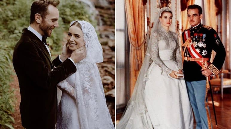 Como revelamos en El Siglo de Torreón, la actriz Lily Collins se casó en secreto con Charlie McDowell, a través de redes sociales compartieron imágenes de la unión que parece sacada de un cuento. (CORTESÍA)
