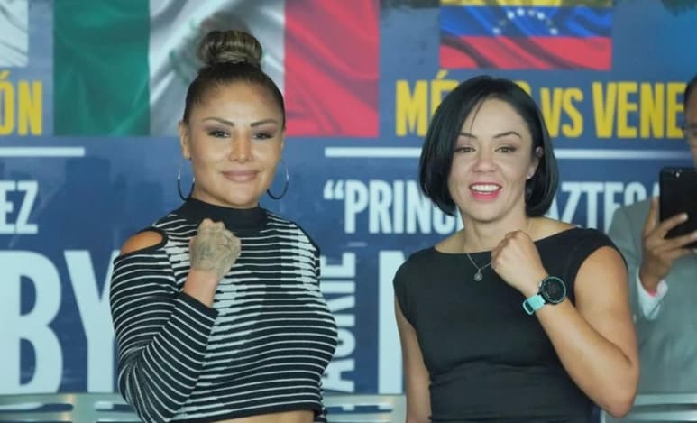 Mariana Juárez y Jackie Nava han sorteado cualquier tipo de problemas antes, durante y después de sus combates, pero siempre rodeadas de un grupo de trabajo que las protege, algo que no todas las boxeadoras tienen la oportunidad de recibir. (ESPECIAL)