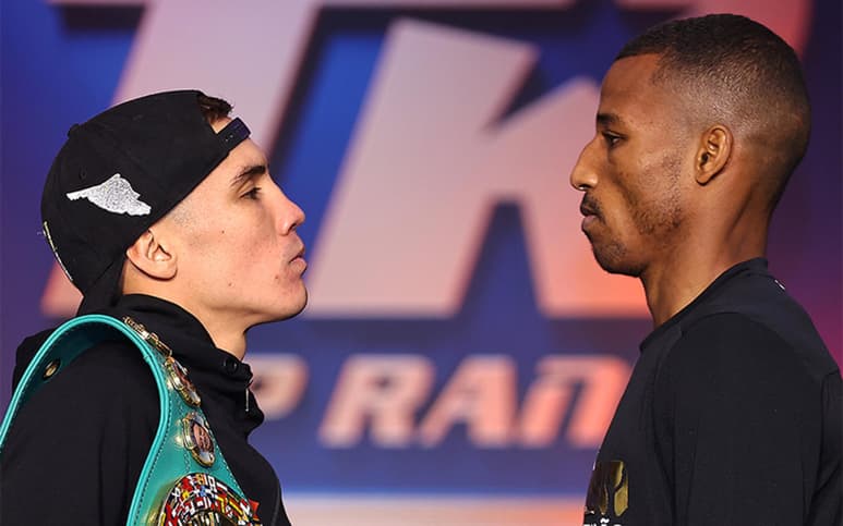 Oscar Valdez, nacido en Nogales, México y criado en Tucson, Arizona, está listo para su regreso a casa con entradas agotadas. (ESPECIAL)