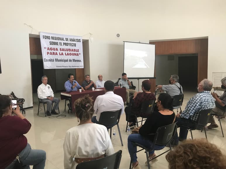 El foro se realizó previo a la visita del presidente López Obrador a La Laguna del 3 de octubre. (EL SIGLO DE TORREÓN)