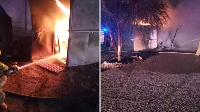 Durante la madrugada del domingo, elementos del cuerpo de Bomberos y Protección Civil de Gómez Palacio, se movilizaron hasta la colonia Torremolinos luego del reporte de un local comercial en llamas.