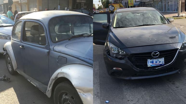 La mañana de este martes se registró un accidente vial frente a la Alameda Zaragoza de la ciudad de Torreón, una persona resultó lesionada en los hechos. (EL SIGLO DE TORREÓN)