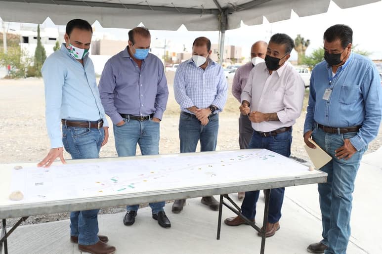 Se trabaja en la conexión de municipios con la modernización del bulevar Isidro López en Saltillo.