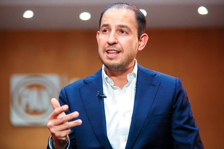 La elección interna del líder del Partido Acción Nacional (PAN), el principal partido de oposición y de la derecha mexicana, inició este miércoles con denuncias de irregularidades contra el actual dirigente, Marko Cortés, quien pretende reelegirse. (ARCHIVO)