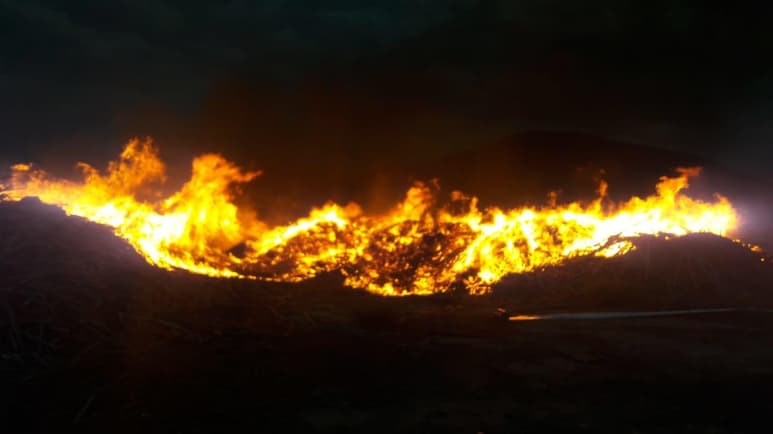 Fuego se presentó desde ayer por la tarde. (EL SIGLO DE TORREÓN)