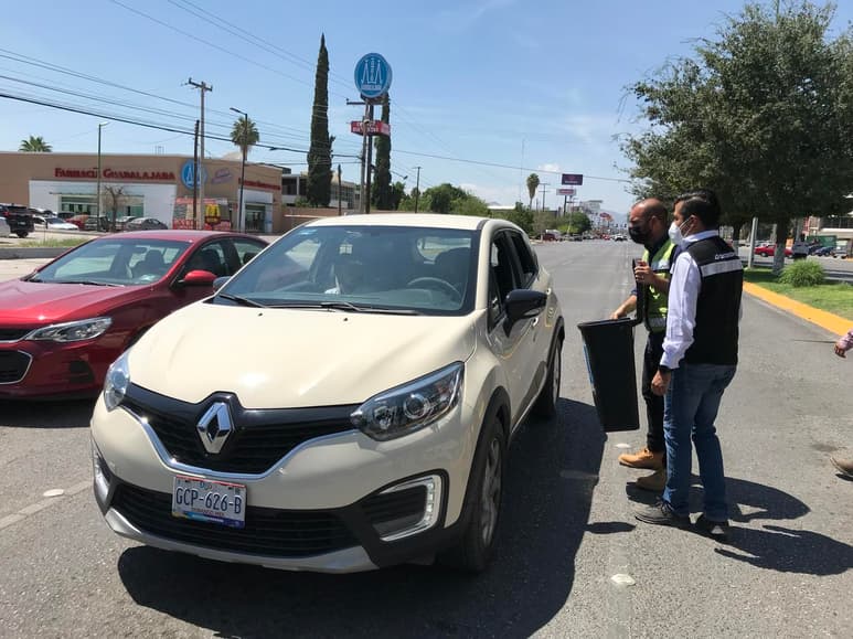 En la primera actividad, se realizó la limpieza del Paseo Tyson y por la tarde, en el crucero de bulevar Miguel Alemán y avenida Hidalgo. (GUADALUPE MIRANDA)