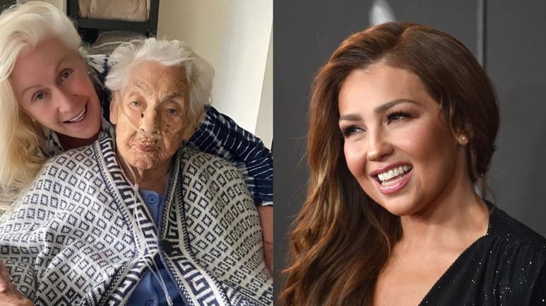 Laura Zapata habló sobre cómo su abuelita y la de Thalía, Doña Eva Mange, sigue luchando por recuperar su salud. (ESPECIAL)