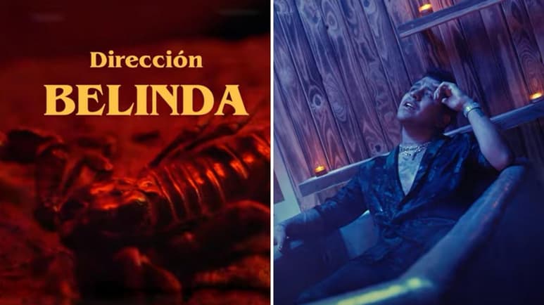 Beli fue la encargada de dirigir el nuevo videoclip 'La Sinvergüenza' tema en el que Nodal colabora con Banda MS de Sergio Lizárraga. (CORTESÍA)