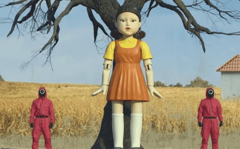 La muñeca que aparece en la serie El Juego del Calamar, ha sido uno de los elementos que más ha llamado la atención del público (ESPECIAL)