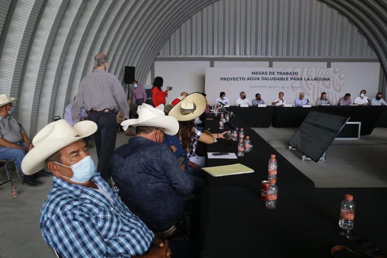 Ya se habla entre los ejidatarios de otra fecha para su visita a La Laguna. (DIANA GONZÁLEZ)